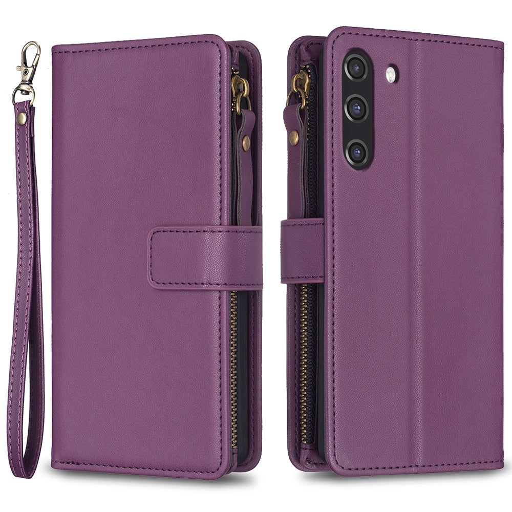 BF Style-19 for Samsung Galaxy S21 FE 5G Magnetic Phone Cover PU Leather Wallet Stand Zippered Phone Case BF Style-19 for Samsung Galaxy S21 FE 5G Magnetic Phone Cover PU Leather Wallet Stand Zippered Phone Case
